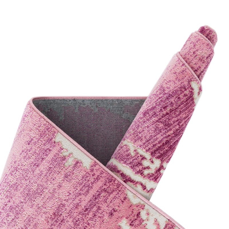 Metro Heights Collection Area Rug - Madison Rectangle Pink lifestyle 32