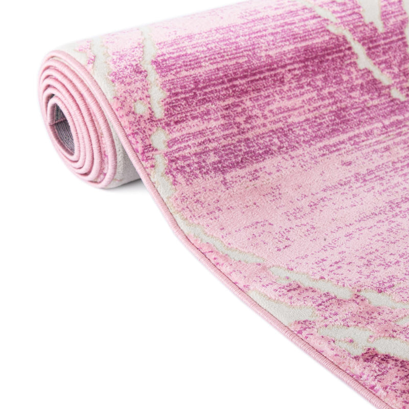 Metro Heights Collection Area Rug - Madison Rectangle Pink lifestyle 33