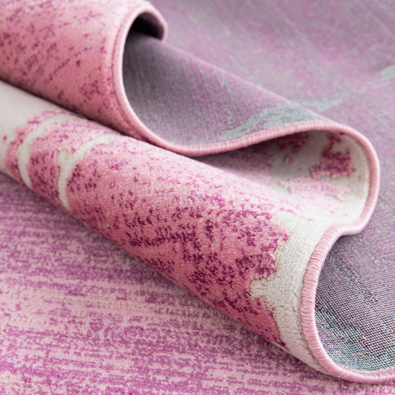 Metro Heights Collection Area Rug - Madison Rectangle Pink lifestyle 34