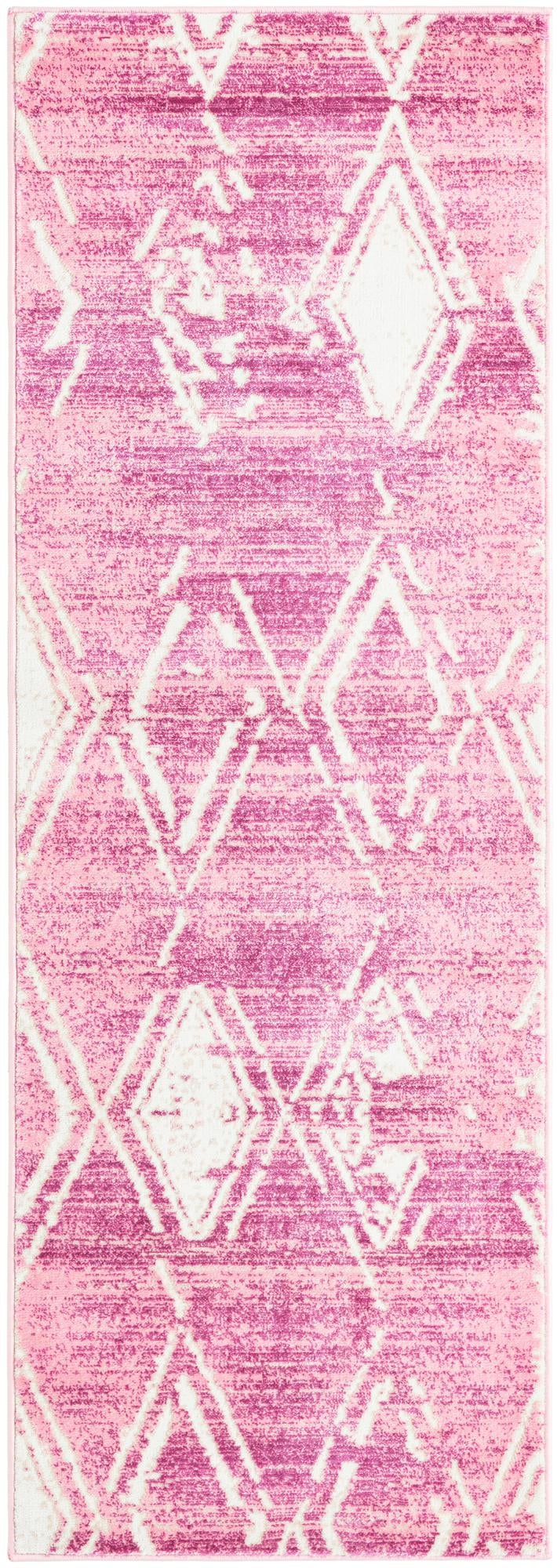 Metro Heights Collection Area Rug - Madison Runner Pink lifestyle 38