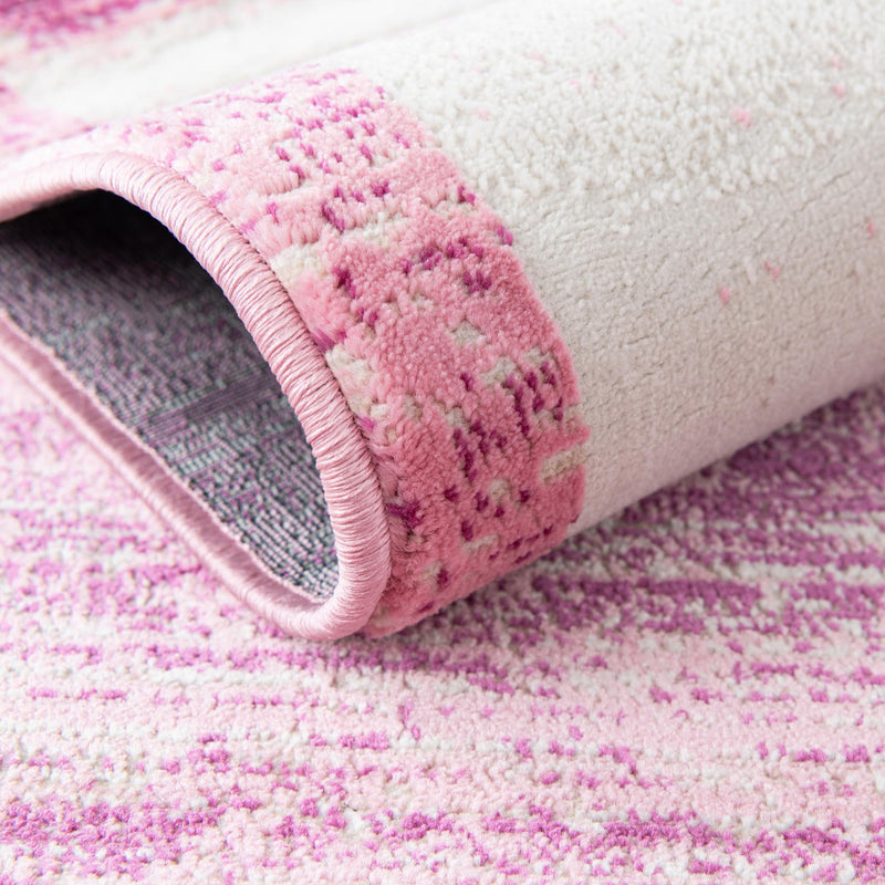 Metro Heights Collection Area Rug - Park Rectangle Pink lifestyle 42