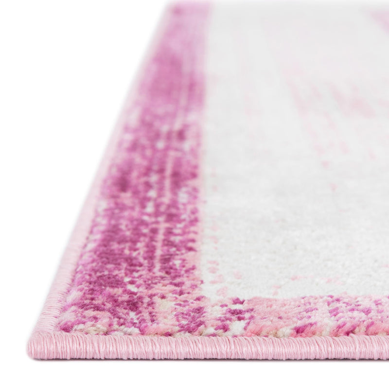 Metro Heights Collection Area Rug - Park Rectangle Pink lifestyle 44