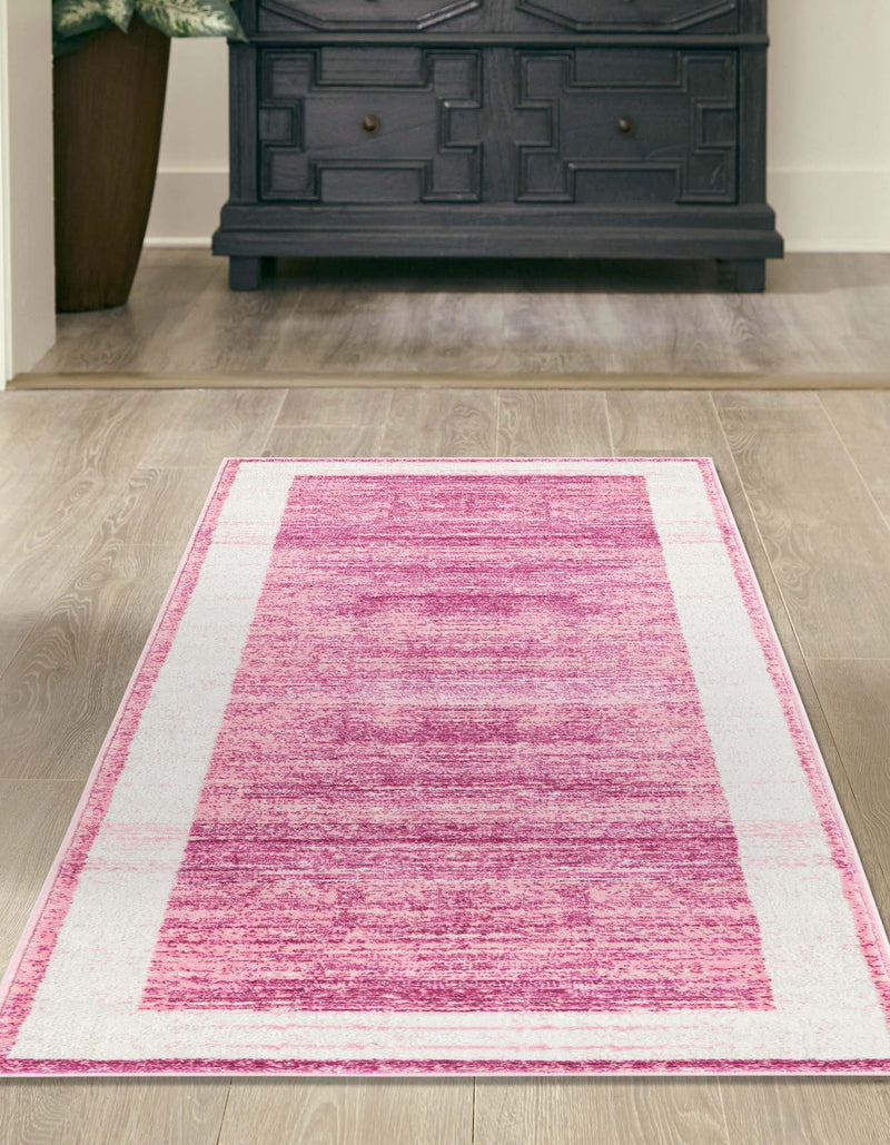 Metro Heights Collection Area Rug - Park Runner Pink lifestyle 73
