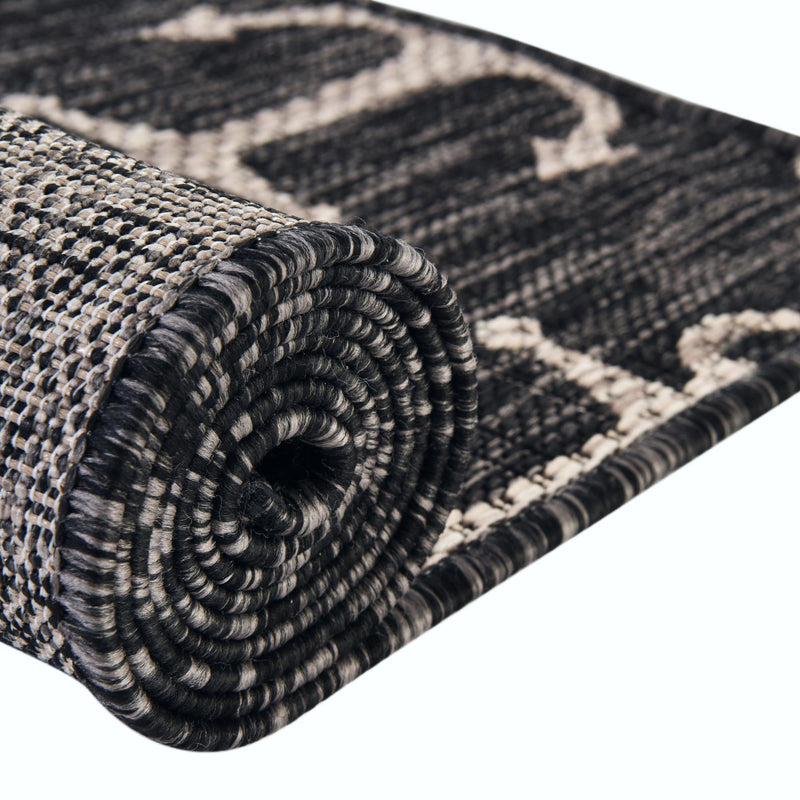 Seaside Haven Rugs Collection Area Rug - Sapphire (Charcoal) Hearth Charcoal lifestyle 10