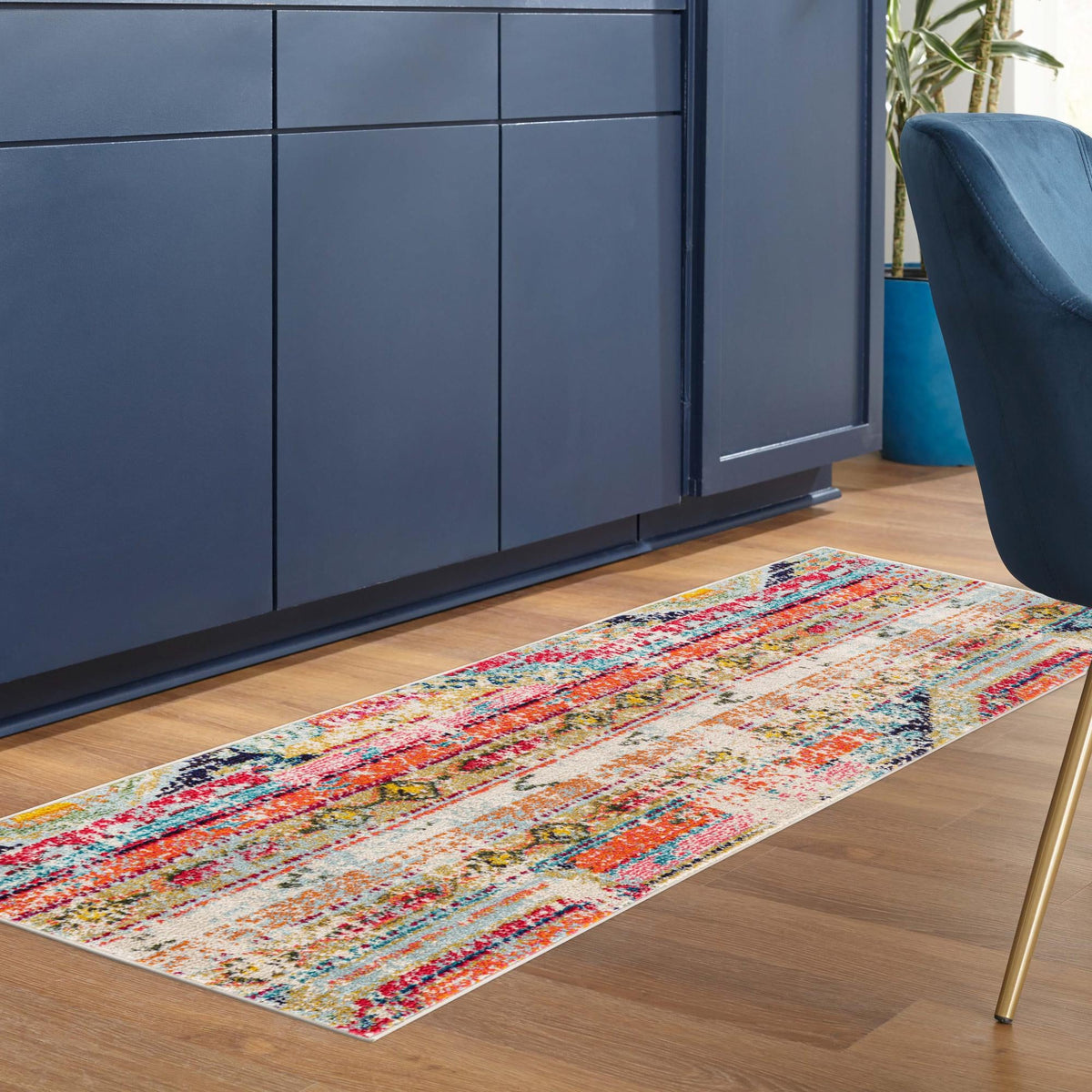 Sedona Vista Collection Area Rug - Canyon Runner Multi lifestyle 17