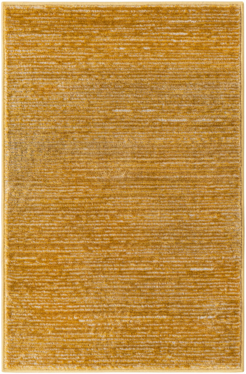 Bloomsbury Elegance Collection Area Rug - Kensington (Yellow) Rectangle Yellow Main
