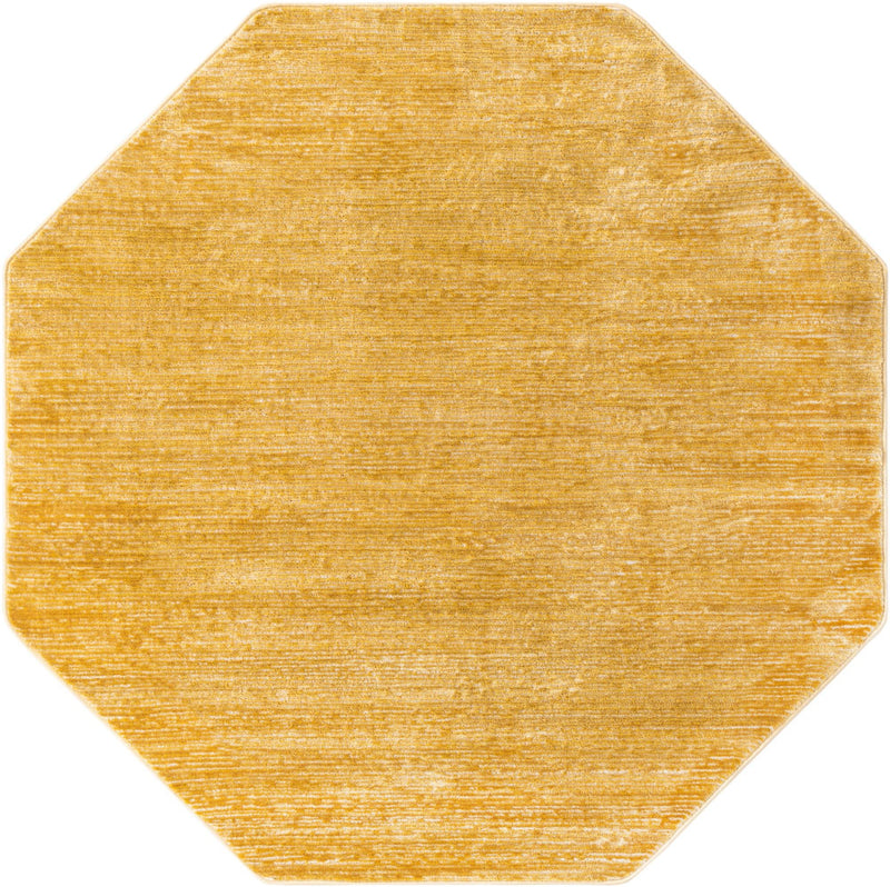 Bloomsbury Elegance Collection Area Rug - Kensington (Yellow) Octagon Yellow lifestyle 17