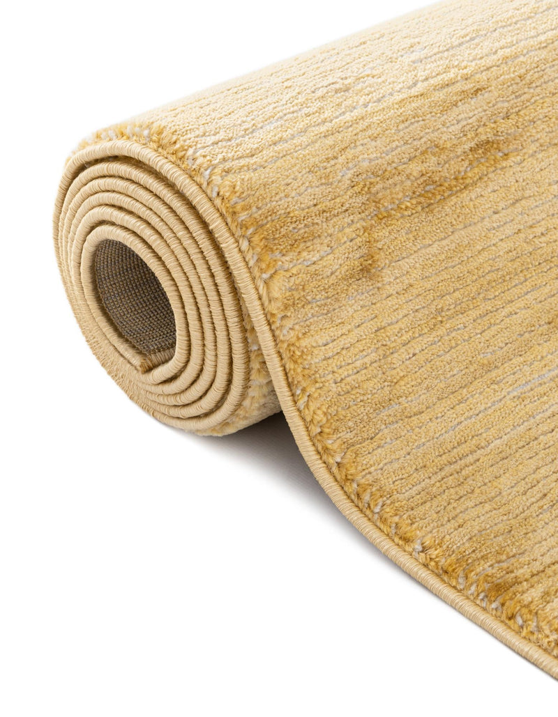 Bloomsbury Elegance Collection Area Rug - Kensington (Yellow) Rectangle Yellow lifestyle 11