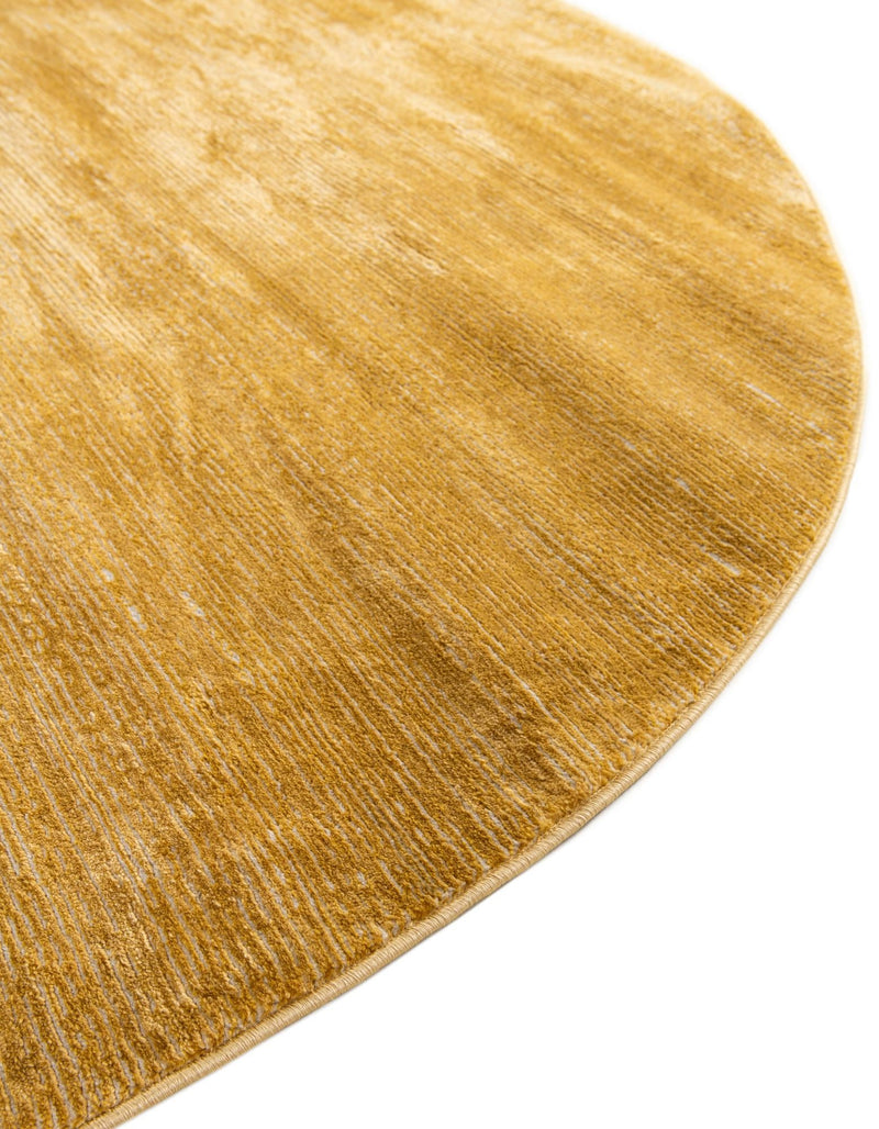 Bloomsbury Elegance Collection Area Rug - Kensington (Yellow) Oval Yellow lifestyle 39