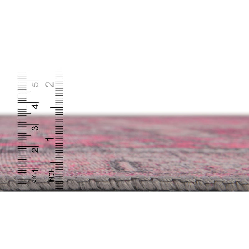 Heritage Elegance Collection Area Rug - Windsor (Pink) Rectangle Pink lifestyle 4