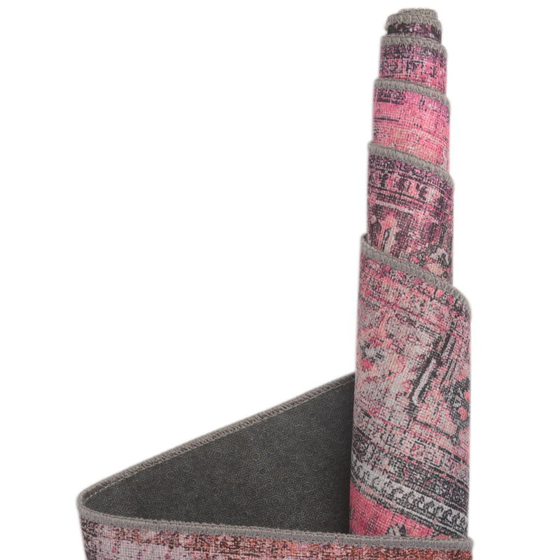 Heritage Elegance Collection Area Rug - Windsor (Pink) Rectangle Pink lifestyle 10