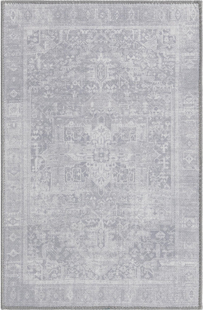 Heritage Elegance Collection Area Rug - Windsor (Gray) Rectangle Gray Main