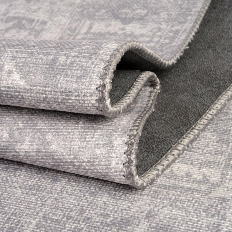 Heritage Elegance Collection Area Rug - Windsor (Gray) Rectangle Gray lifestyle 12