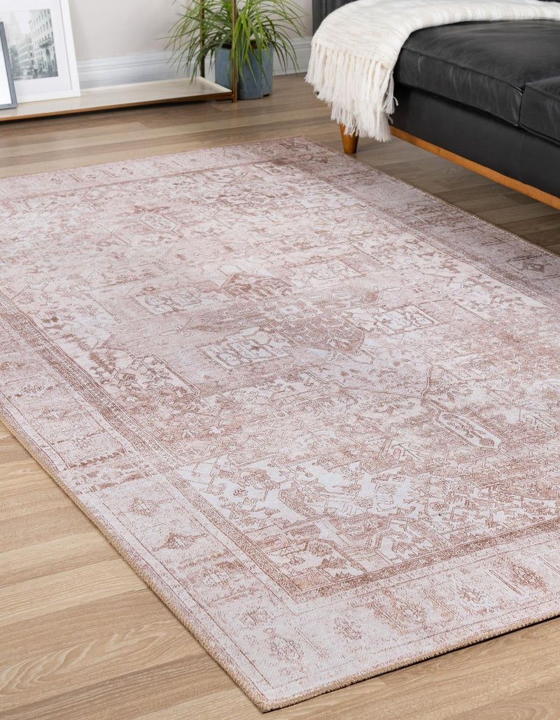 Heritage Elegance Collection Area Rug - Windsor (Beige) Rectangle Beige lifestyle 2