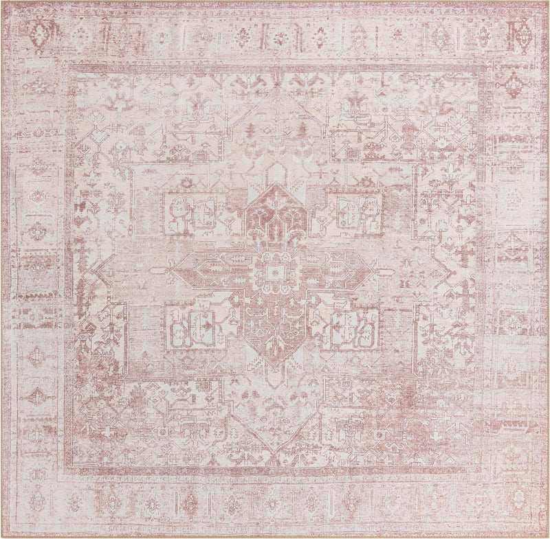 Heritage Elegance Collection Area Rug - Windsor (Beige) Square Beige lifestyle 18
