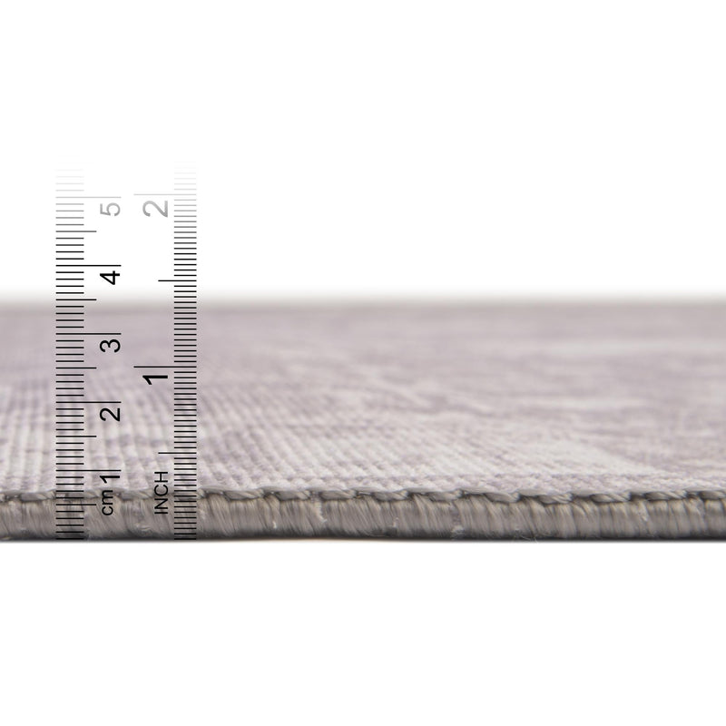 Heritage Elegance Collection Area Rug - Chatsworth Round Gray lifestyle 50