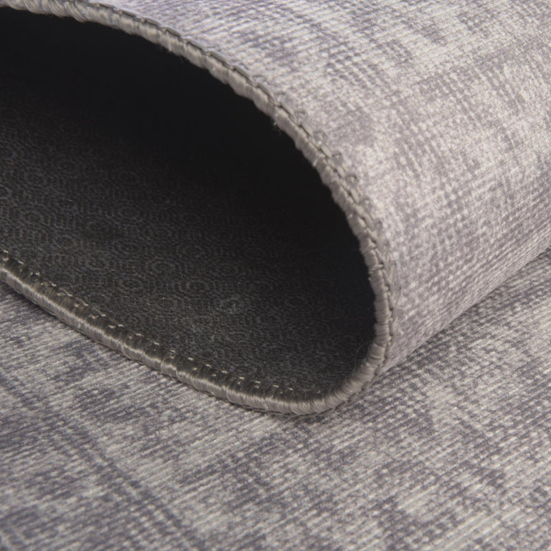 Heritage Elegance Collection Area Rug - Chatsworth Round Gray lifestyle 55