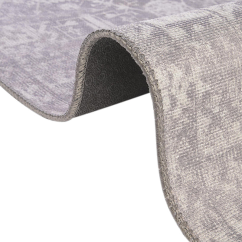 Heritage Elegance Collection Area Rug - Chatsworth Round Gray lifestyle 75