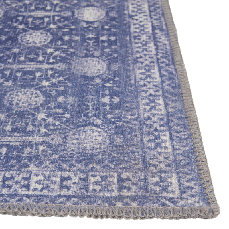 Heritage Elegance Collection Area Rug - Chatsworth Rectangle Navy Blue lifestyle 14