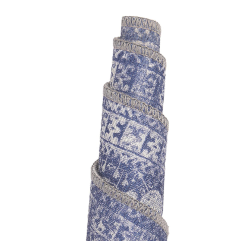 Heritage Elegance Collection Area Rug - Chatsworth Rectangle Navy Blue lifestyle 22