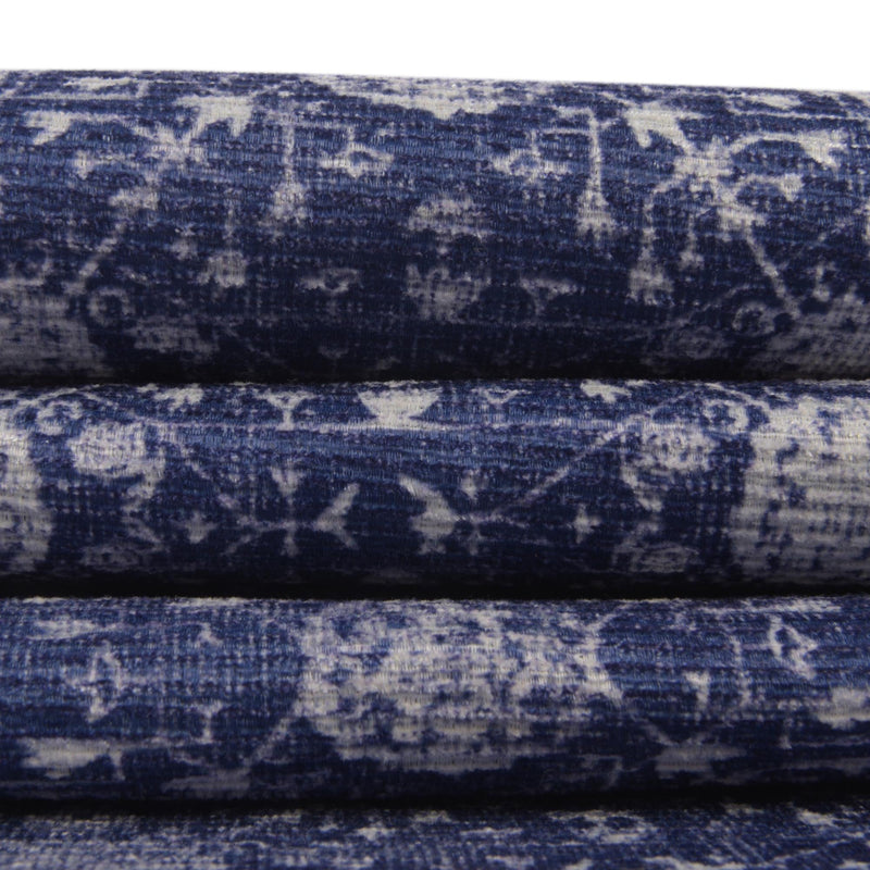 Heritage Elegance Collection Area Rug - Chatsworth Rectangle Navy Blue lifestyle 28