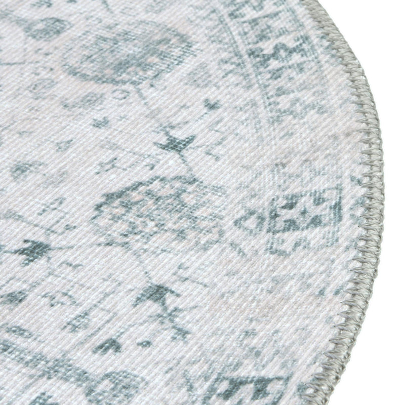 Heritage Elegance Collection Area Rug - Chatsworth Round Ivory lifestyle 59