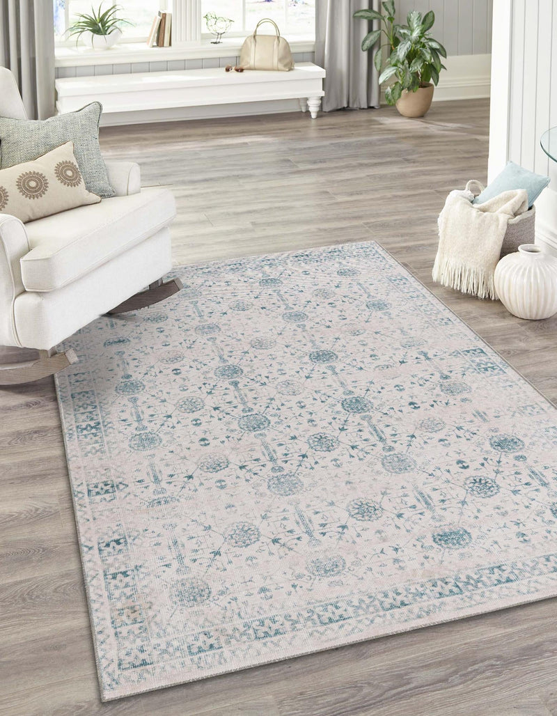 Heritage Elegance Collection Area Rug - Chatsworth Rectangle Ivory lifestyle 3