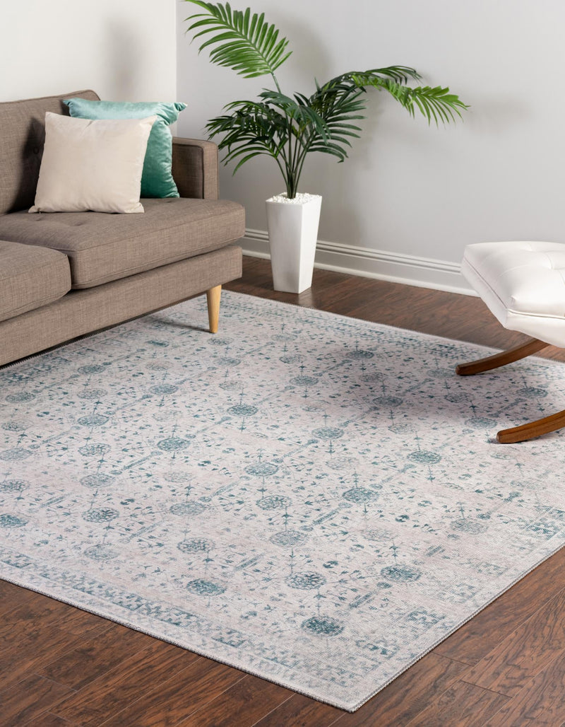 Heritage Elegance Collection Area Rug - Chatsworth Square Ivory lifestyle 64