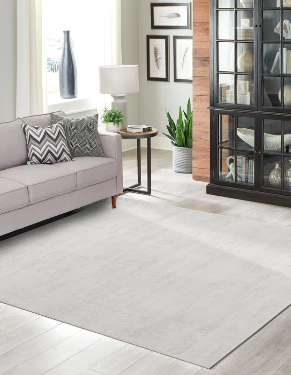 Bloomsbury Elegance Collection Area Rug - Belgravia Square Ivory lifestyle 90