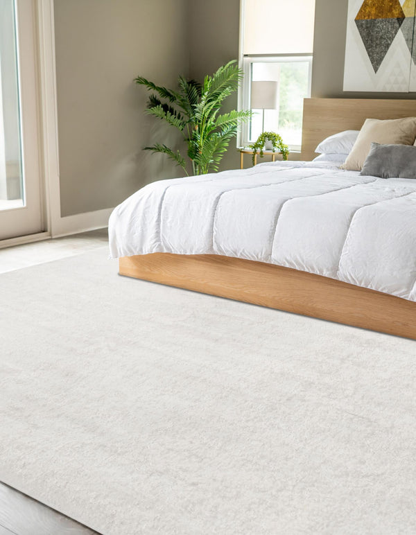 Bloomsbury Elegance Collection Area Rug - Belgravia Square Ivory lifestyle 92