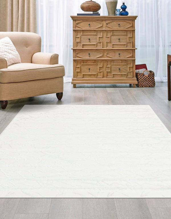 Bloomsbury Elegance Collection Area Rug - Soho Rectangle Ivory lifestyle 9