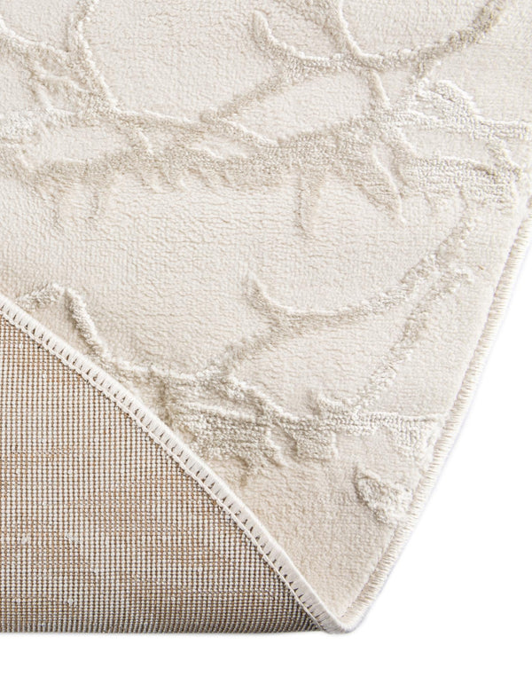 Bloomsbury Elegance Collection Area Rug - Soho Oval Ivory lifestyle 96
