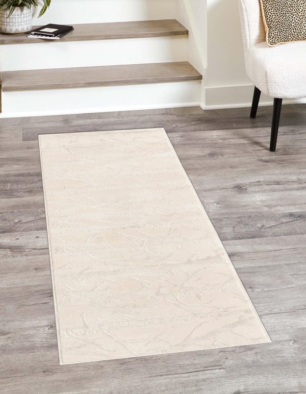 Bloomsbury Elegance Collection Area Rug - Soho Runner Ivory lifestyle 55