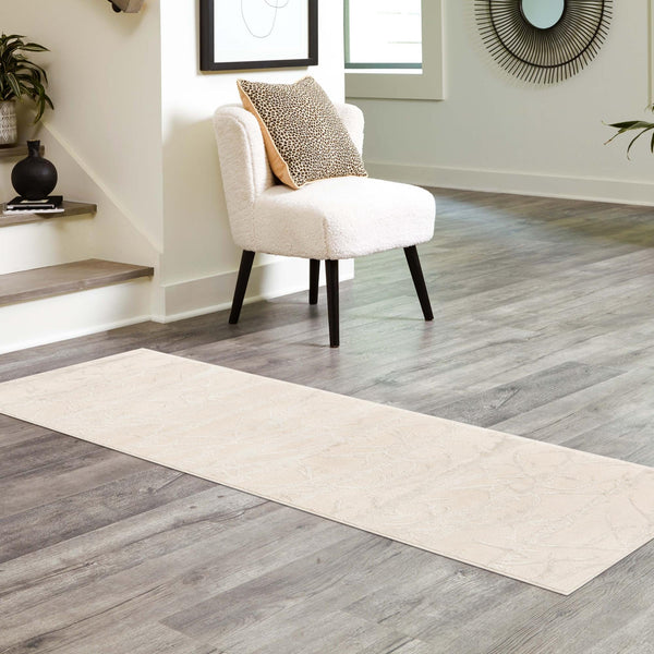 Bloomsbury Elegance Collection Area Rug - Soho Runner Ivory lifestyle 140