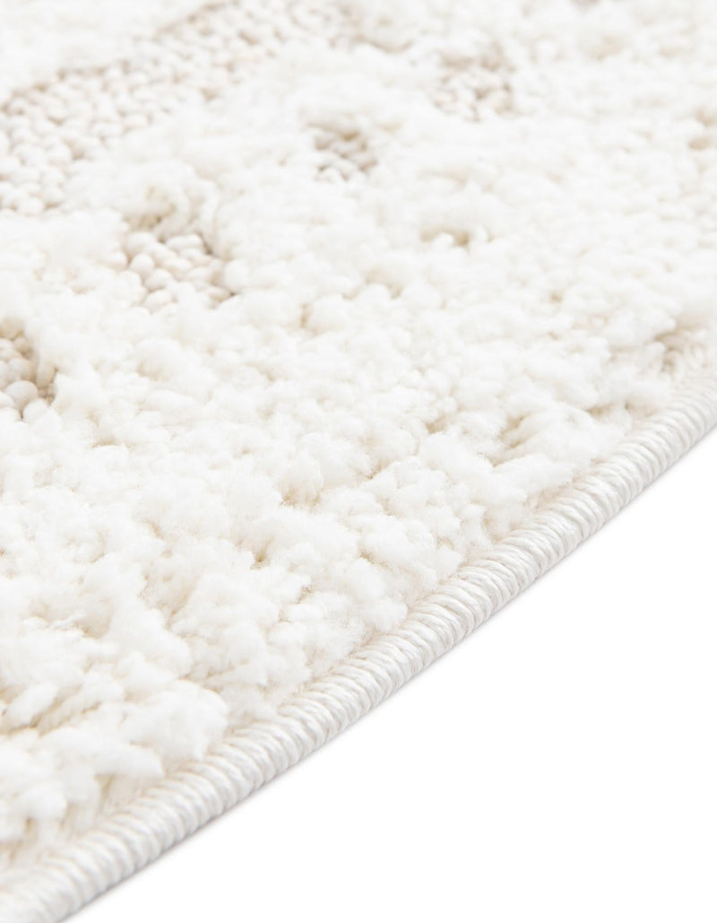 Sahara Chic Collection Area Rug - Fez Round Ivory lifestyle 141