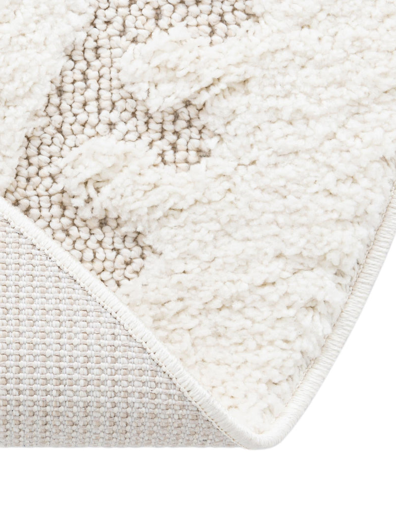 Sahara Chic Collection Area Rug - Fez Round Ivory lifestyle 161