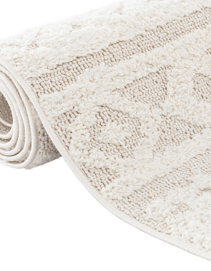 Sahara Chic Collection Area Rug - Fez Rectangle Ivory lifestyle 55