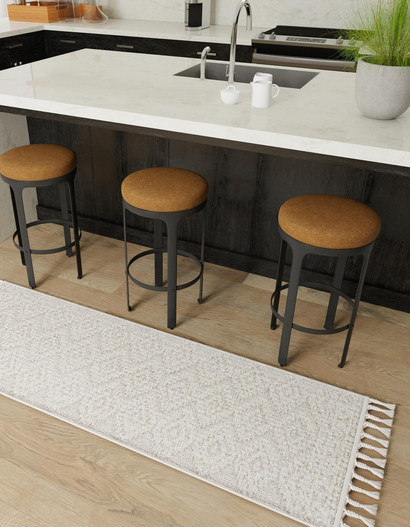 Sahara Chic Collection Area Rug - Fez Runner Ivory lifestyle 110