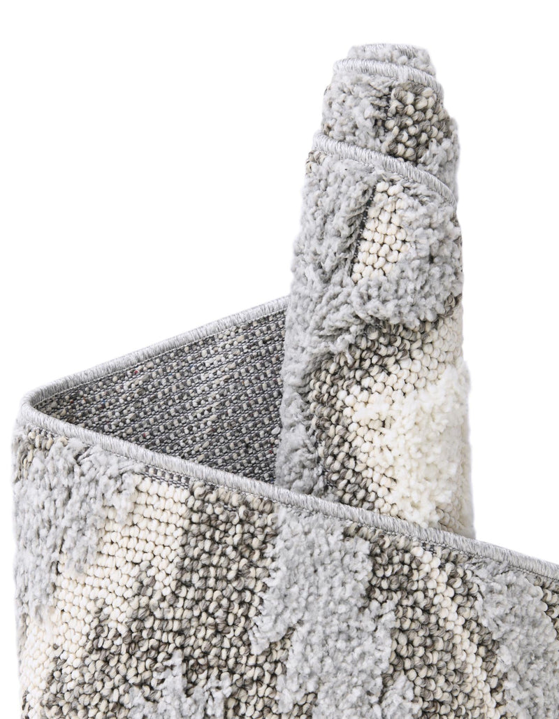 Sahara Chic Collection Area Rug - Fez Rectangle Gray lifestyle 48