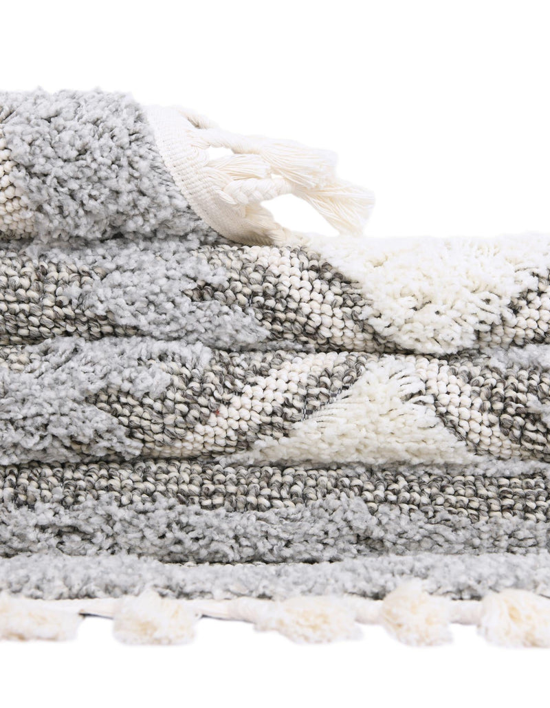 Sahara Chic Collection Area Rug - Fez Rectangle Gray lifestyle 63