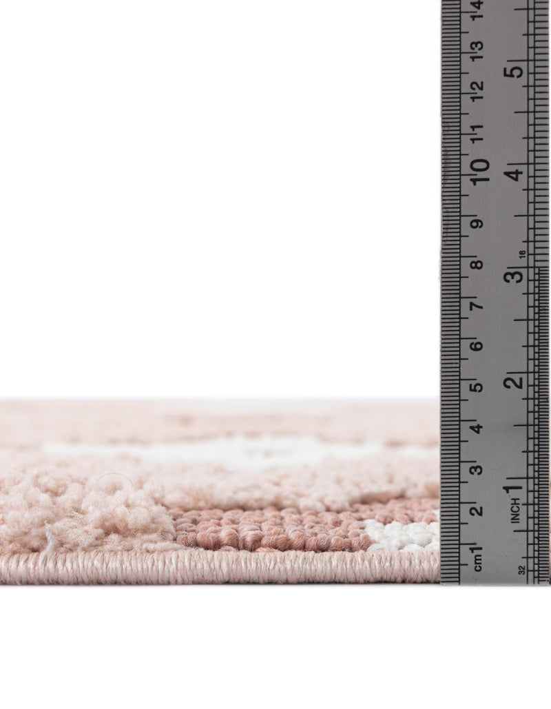 Sahara Chic Collection Area Rug - Fez Rectangle Pink lifestyle 19