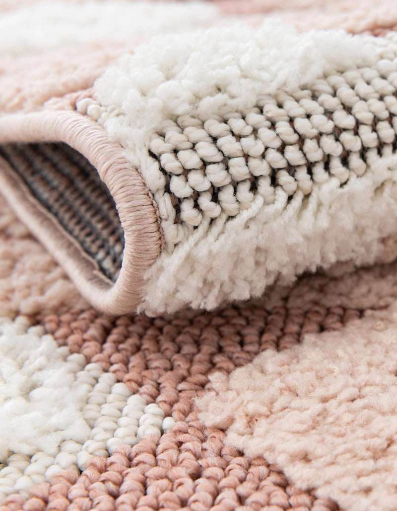 Sahara Chic Collection Area Rug - Fez Rectangle Pink lifestyle 24