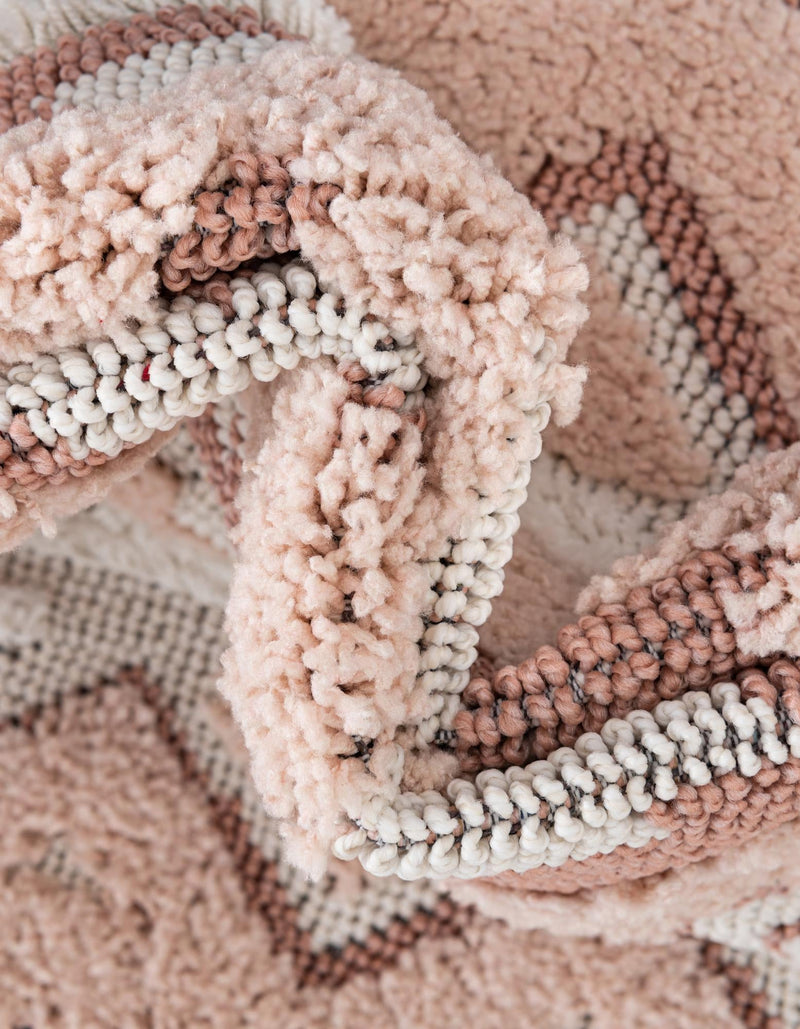 Sahara Chic Collection Area Rug - Fez Rectangle Pink lifestyle 34