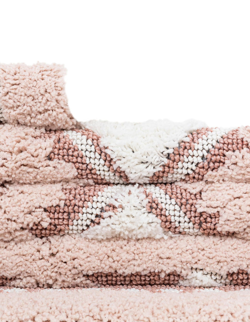 Sahara Chic Collection Area Rug - Fez Round Pink lifestyle 207
