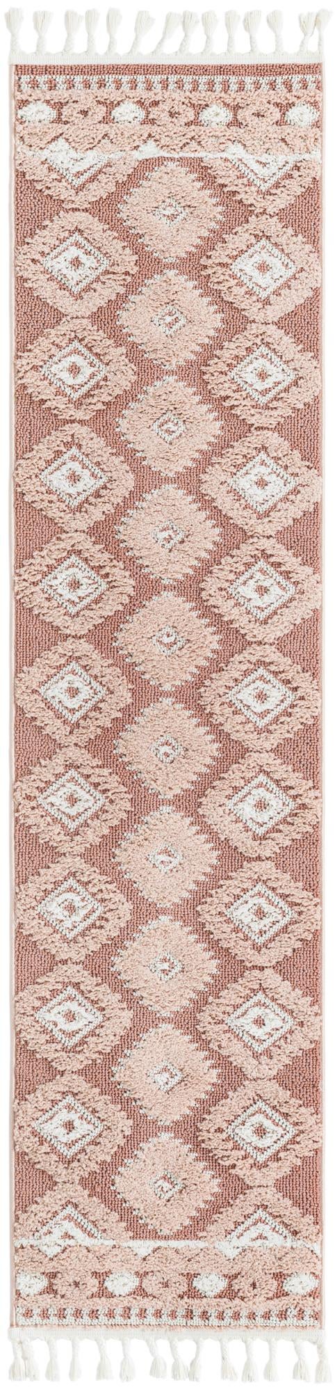 Sahara Chic Collection Area Rug - Fez Runner Pink lifestyle 82