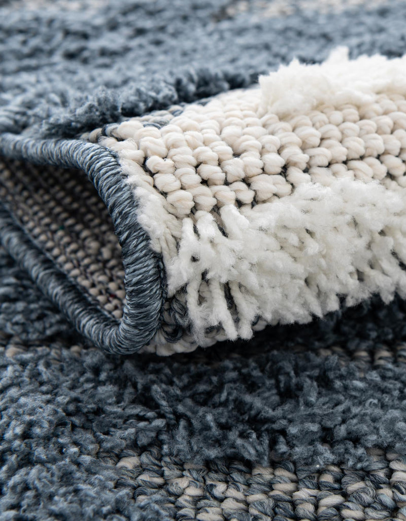 Sahara Chic Collection Area Rug - Fez Rectangle Blue lifestyle 21