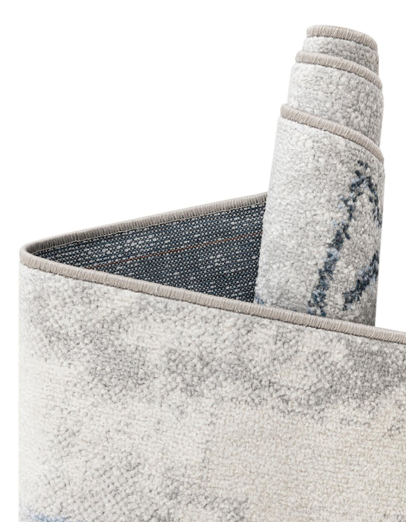 Aegean Elegance Washables Collection Area Rug - Paros Rectangle Ivory Gray lifestyle 10
