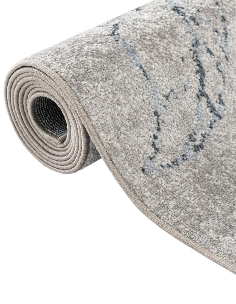 Aegean Elegance Washables Collection Area Rug - Paros Rectangle Ivory Gray lifestyle 11