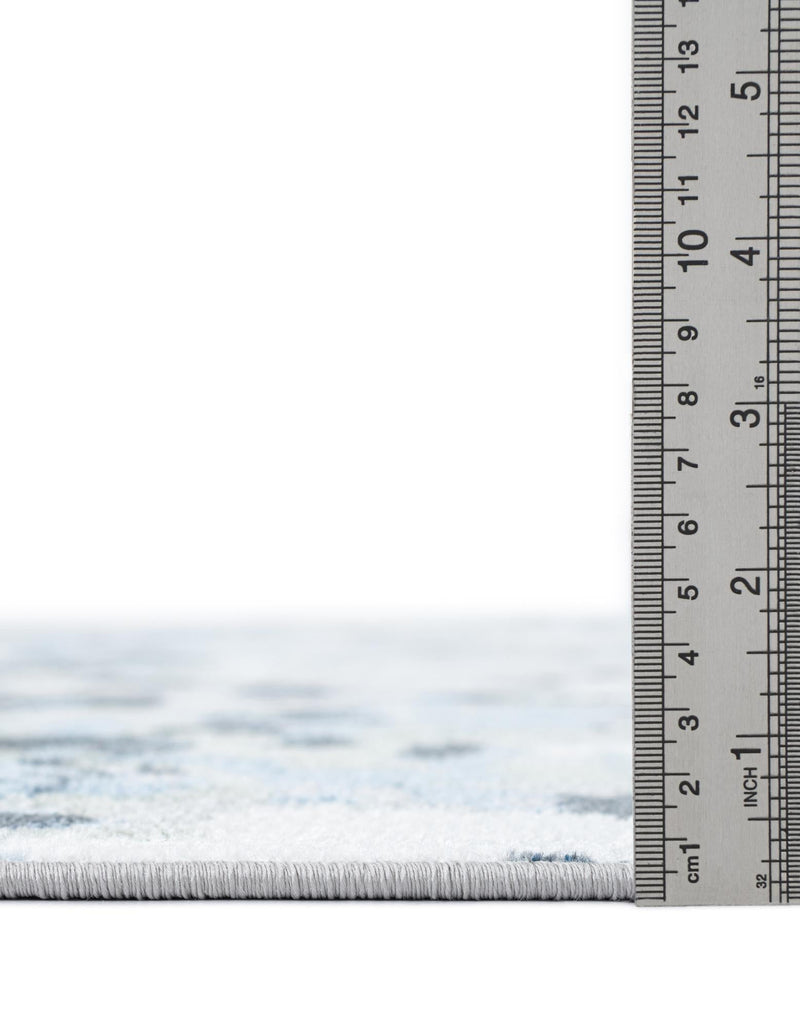 Aegean Elegance Washables Collection Area Rug - Andros Rectangle Gray Navy Green lifestyle 4