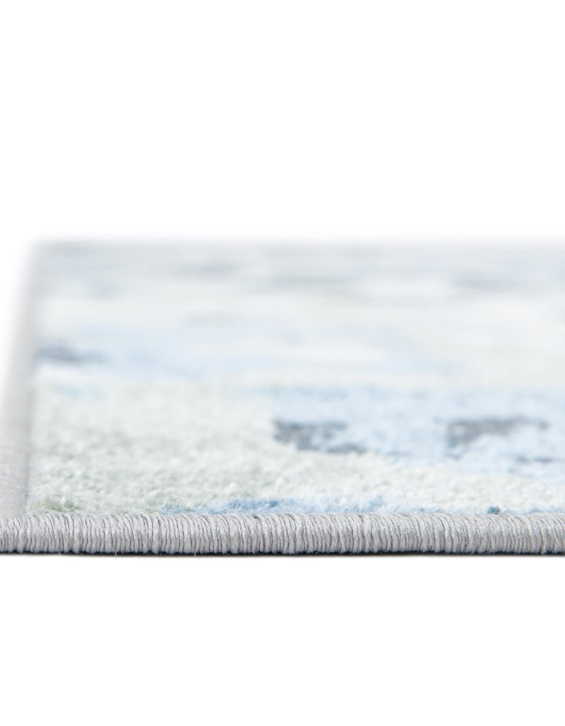 Aegean Elegance Washables Collection Area Rug - Andros Rectangle Gray Navy Green lifestyle 6